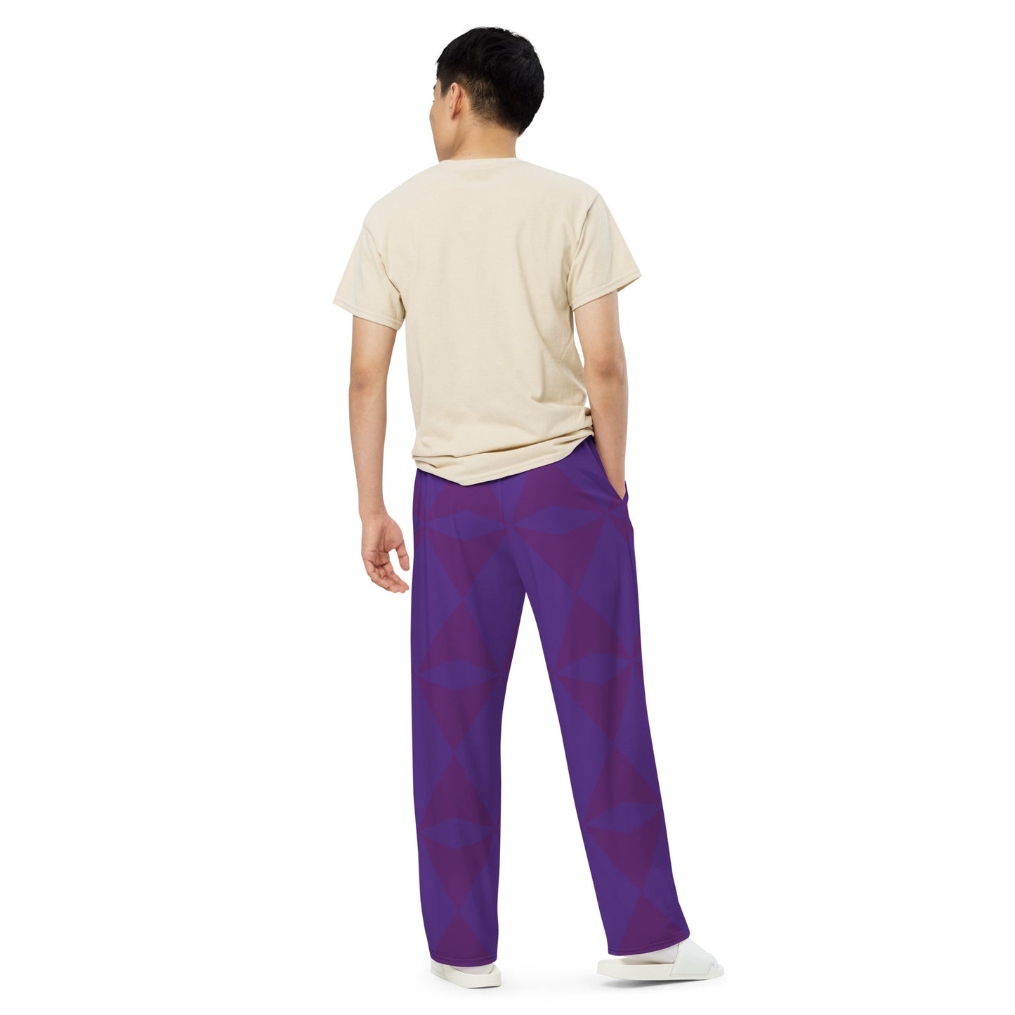 Anime Unboxing Club All-over print unisex wide-leg pants