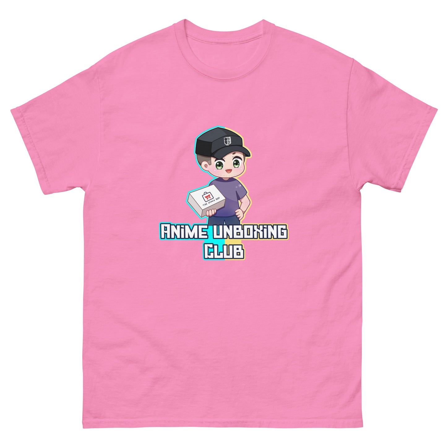 Men's classic tee /w Anime Unboxing Club Logo