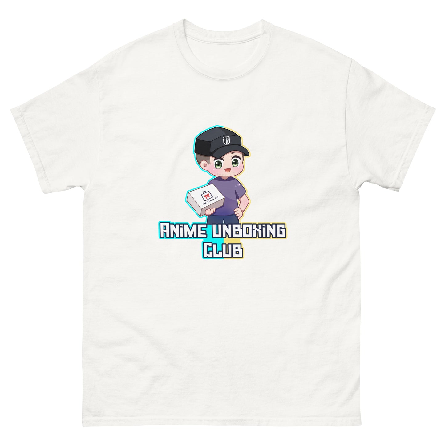 Men's classic tee /w Anime Unboxing Club Logo