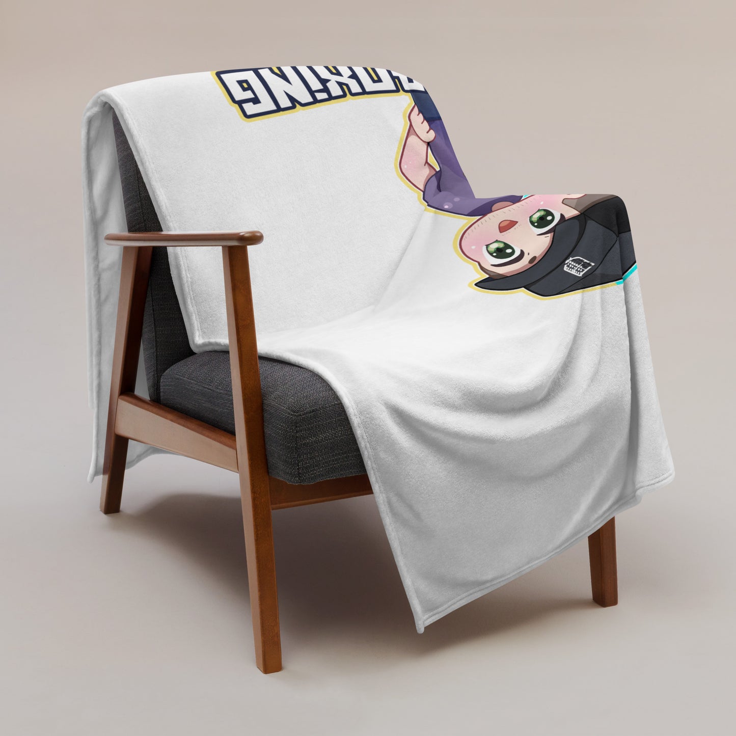 Anime Unboxing Club Throw Blanket