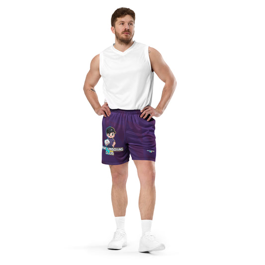 Anime Unboxing Club Unisex mesh shorts